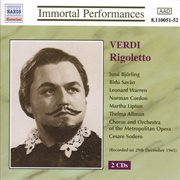Verdi : Rigoletto (bjorling, Sayao, Warren) (1945) cover image