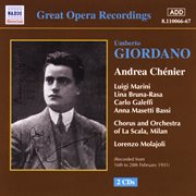 Giordano : Andrea Chenier (la Scala) (1928-1931) cover image