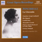Ponchielli : Gioconda (la) (la Scala) (1931) cover image