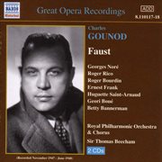 Gounod : Faust (beecham) (1947-1948) cover image