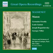 Massenet : Manon (feraldy / Opera-Comique) (1928-1929) cover image