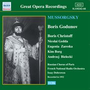 Mussorgsky : Boris Godunov (christoff, Gedda) (1952) cover image