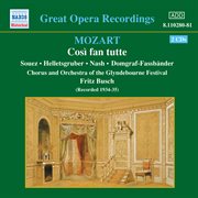 Mozart : Così Fan Tutte (glyndebourne) (1935) cover image