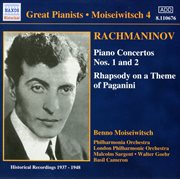 Rachmaninov : Piano Concertos Nos. 1 And 2 (moiseiwitsch, Vol. 4) (1937-1948) cover image