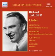 Tauber, Richard : Lieder (1919-1926) cover image