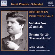 Piano works. Vol. 8. Sonatas nos. 27 and 28 ; Sonata no. 29 Hammerklavier cover image