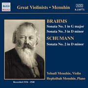 Brahms / Schumann : Violin Sonatas (menuhin) (1934-1940) cover image