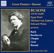 Busoni And His Pupils (1922-1952) cover image