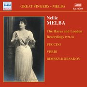 Melba, Nellie : London And Middlesex Recordings (1921-1926) cover image