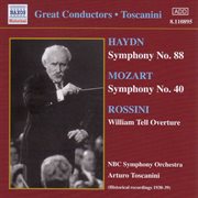 Haydn : Symphony No. 88 / Mozart. Symphony No. 40 (toscanini) (1938-1939) cover image