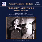 Prokofiev / Gruenberg : Violin Concertos (heifetz) (1937, 1945) cover image