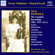 Powell, Maud : Complete Recordings, Vol.  4 (1904-1917) cover image