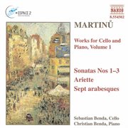 Martinu : Works For Cello And Piano, Vol.  1 cover image