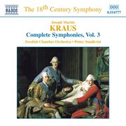 Kraus : Symphonies, Vol.  3 cover image
