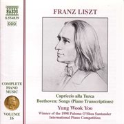 Liszt Complete Piano Music, Vol. 16 : Beethoven Song Transcriptions cover image