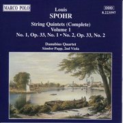 Spohr : String Quintets Op. 33, Nos. 1 And 2 cover image