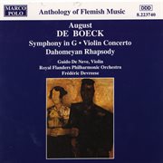 Boeck : Symphony In G Major / Violin Concerto cover image