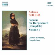 Soler, A. : Sonatas For Harpsichord, Vol.  1 cover image