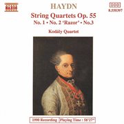 Haydn : String Quartets Op. 55, Nos. 1. 3 cover image