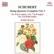 Schubert : String Quartets (complete), Vol. 3 cover image