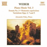 Weber : Piano Music, Vol. 3 cover image