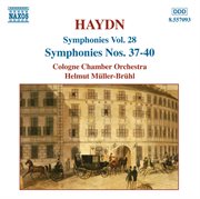 Haydn : Symphonies, Vol. 28 (nos. 37, 38, 39, 40) cover image