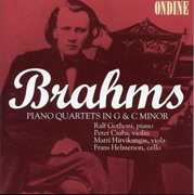 Brahms : Piano Quartets Nos. 1 &3 cover image