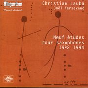 Lauba : Neuf Études Pour Saxophone cover image