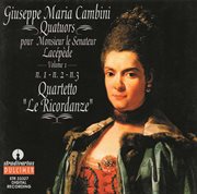 Cambini : Quartets For Monsieur Lacépède, Vol. 1 cover image