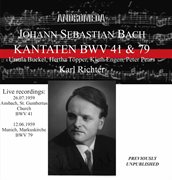 J.s. Bach : Cantatas, Bwvv 41 & 79 (live) cover image