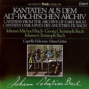 Kantaten aus dem alt-Bachischen archiv cover image