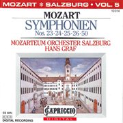 Mozart : Symphonien Nos. 23, 24, 25, 26, 50 cover image