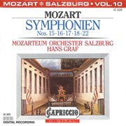 Mozart : Symphonien Nos. 15, 16, 17, 18, 22 cover image