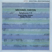 Haydn : Symphonies 1. 3 cover image
