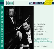 Violin Recital : Kremer, Gidon. Prokofiev, S. / Schubert, F. / Webern, A. / Beethoven, L. Van / K cover image