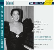Teresa Berganza : An Evening Of Song (schwetzinger Festspiele Edition, 1985) cover image