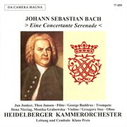 Johann Sebastian Bach: Eine Concertante Serenade cover image