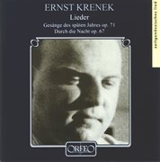 Ernst Krenek : Lieder cover image