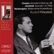 Chopin, Janáček & Mussorgsky : Works For Piano (live) cover image
