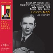 Schumann & Brahms : Lieder. Ravel. Don Quichotte À Dulcinée, M. 84 (live) cover image