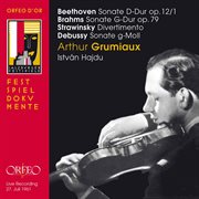 Beethoven, Brahms, Stravinsky & Debussy : Works For Violin & Piano (live) cover image