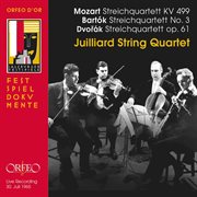 Mozart, Dvořák & Bartók : String Quartets (live) cover image