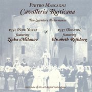 Mascagni, P. : Cavalleria Rusticana (milanov, Rethberg) (1937, 1951) cover image