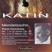 Mendelssohn Piano Concertos 1 And 2 Played By Peter Katin cover image