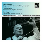 Schubert, Cornelius & Trapp : Orchestral Works (live) cover image