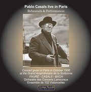 Pablo Casals Live In Paris (live) cover image