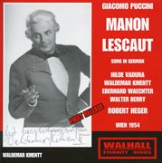 Puccini : Manon Lescaut (sung In German) [recorded 1954] cover image