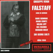 Verdi : Falstaff (sung In German) [recorded 1950] cover image