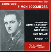 Verdi : Simon Boccanegra (sung In German) cover image