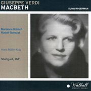 Verdi : Macbeth (sung In German) [recorded 1951] cover image